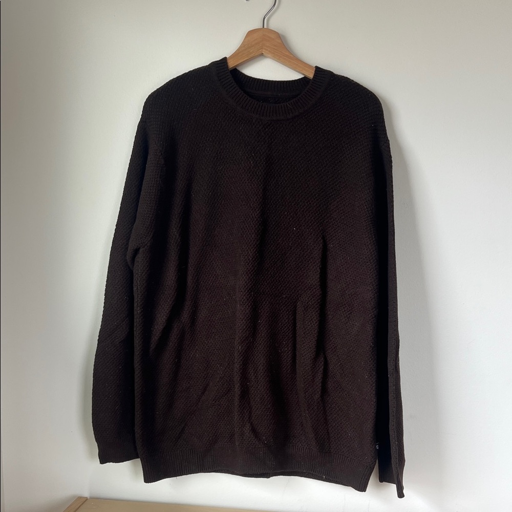 GAP Men's Brown Crewneck Knit Sweater